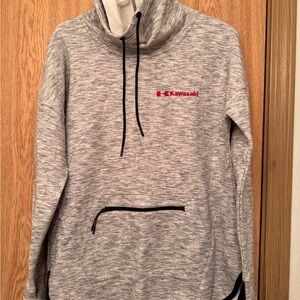 Sport-Tek Kawasaki Gray Hoodie with Black Accents
